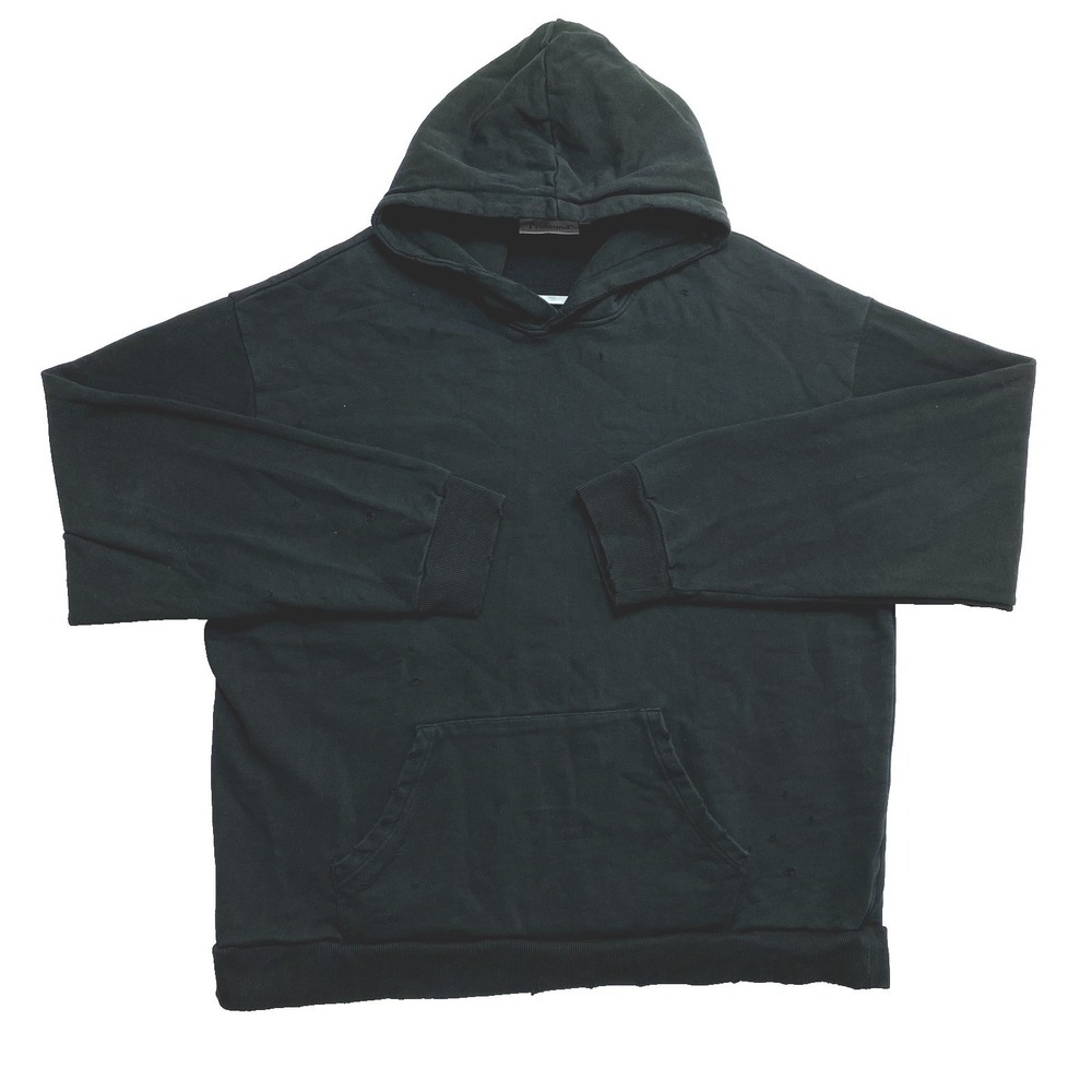 Profound Hoodie Mens 2XL Black Destroyed Sweatshirt Pullover